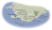 Iceland Walking Map